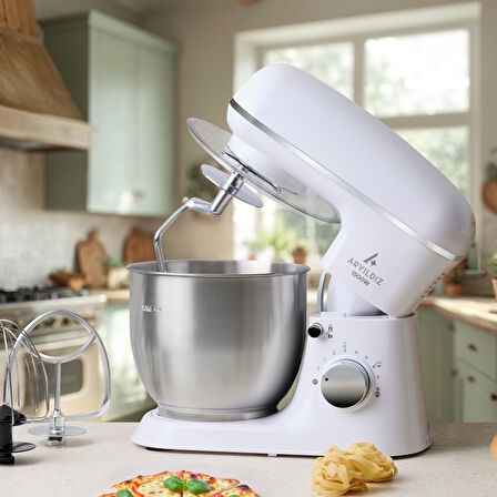 Aryıldız Power Chef Stand Mikser Krem