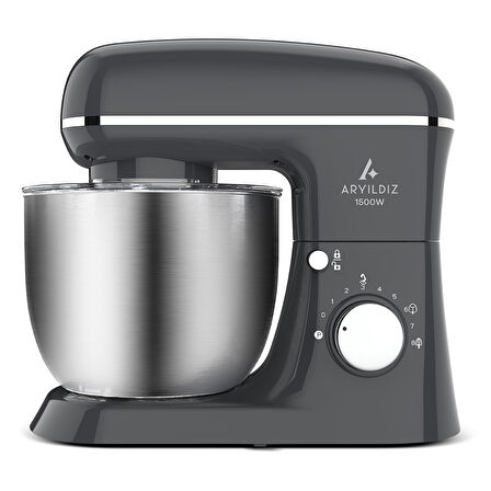 Aryıldız Power Chef Stand Mikser Antrasit