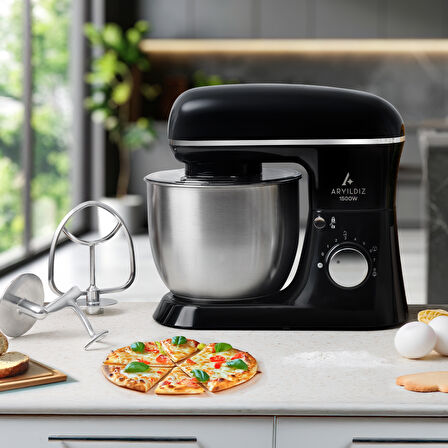 Aryıldız Power Chef Stand Mikser Siyah