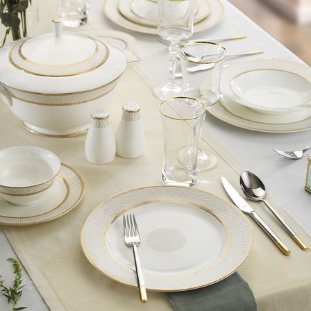 Evaliza Kremlin Gold 60 Parça 12 Kişilik Yemek Takımı