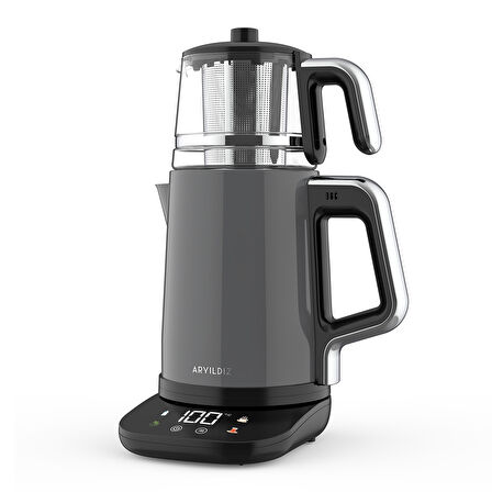 Aryıldız Vision Prime Çay Makinesi Antrasit