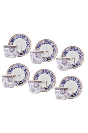Aryıldız Alice 6 Kişilik 12 Parça Kahve Fincan Takımı 120 ml