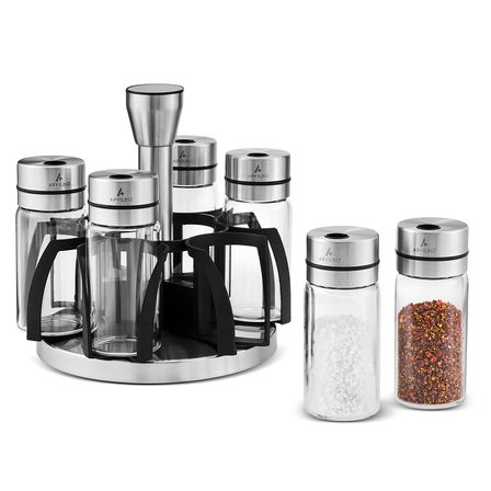 Aryıldız Steel Baharat Seti 7 Parça 90 ml