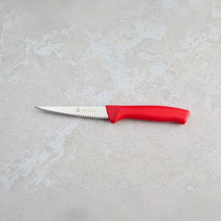 Aryıldız Rexa Tırtıklı Sebze Bıçak Kırmızı 10 cm