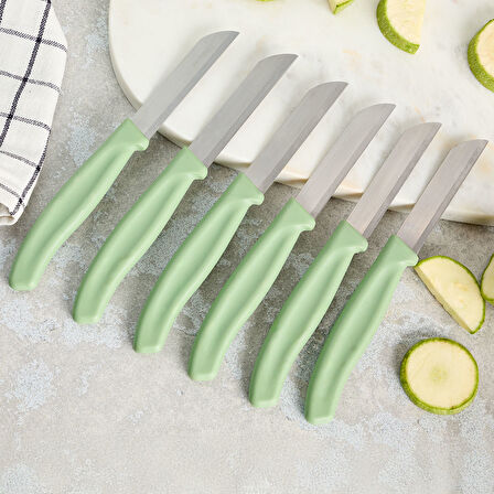 Aryıldız Mira 6 Parça Meyve Bıçak Seti Yeşil