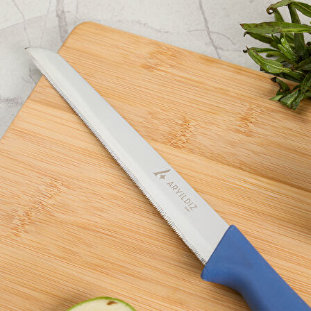 Aryıldız Primo Lazer Ekmek Bıçağı İndigo 17 cm