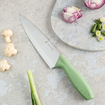 Aryıldız Primo Şef Bıçağı Yeşil 19 cm