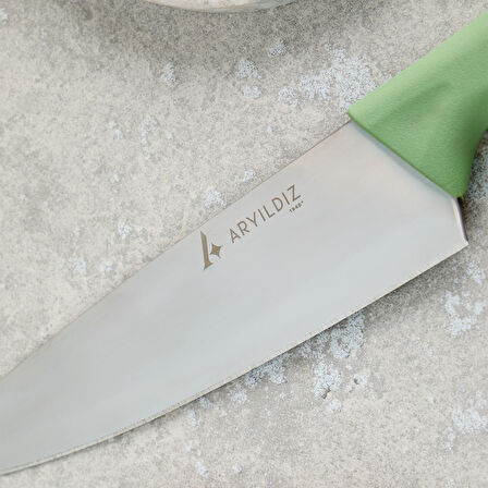 Aryıldız Primo Şef Bıçağı Yeşil 19 cm