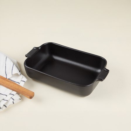 Aryıldız Elissa Dikdörtgen Fırın Kabı Mat Siyah 23 cm
