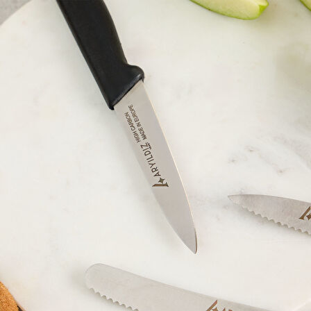 Aryıldız Solo 3 Parça Bıçak Seti Siyah