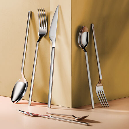 Aryıldız Solo 89 Parça 12 Kişilik Çatal Kaşık Bıçak Takımı