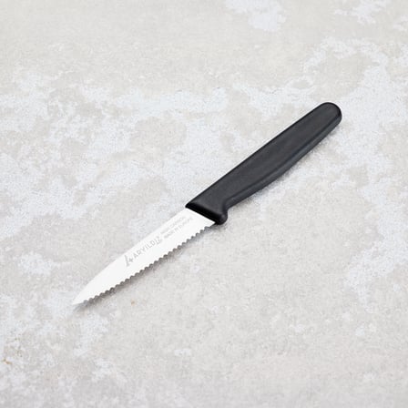 Aryıldız Solo Tırtıklı Sebze Bıçağı Siyah 10 cm