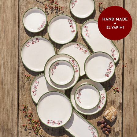 Aryıldız Rosella Yeşil 14 Parça 6 Kişilik Kahvaltı Takımı
