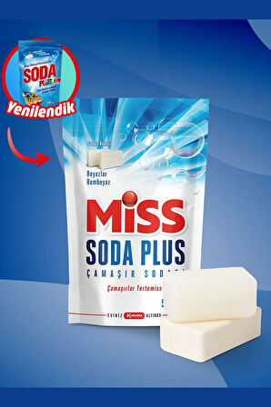 Soda Plus Çamaşır Sodası Beyaz Sabun Kokulu 500 gr
