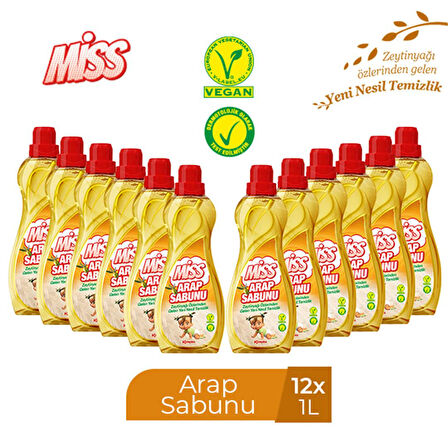 MİSS SIVI ARAP SABUNU 1 L x 12 ADET