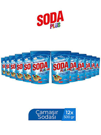 SODA PLUS 500 GR X 12 ADET