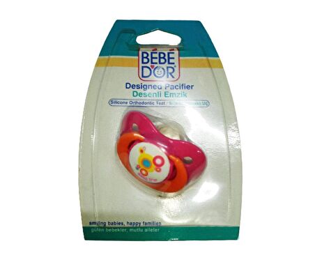 Bebedor 0-3 Ay Silikon Desenli Emzik 191 - Pembe