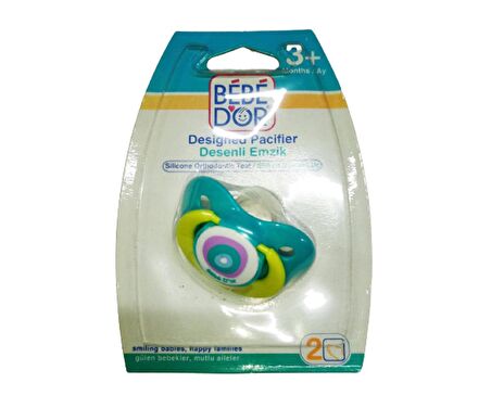 Bebedor 3+ Ay no:2  Desenli Emzik 192 - Turkuaz hareli