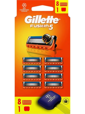 Gillette Fusion 8'li Yedek Tıraş Bıçağı Ergonomik Tasarım ile Hassas Cilt İçin Uygun