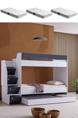 Ranza, Martin Yavrulu Ranza - Antrasit 3 Adet Comfort Yatak