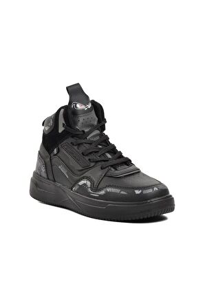 No Fear Siyah Unisex Hi Sneaker