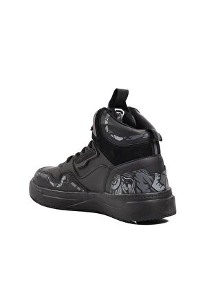 No Fear Siyah Unisex Hi Sneaker