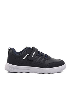 Walkway F Lacivert Beyaz Cırtlı Çocuk Sneaker