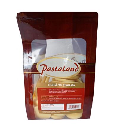 PASTALAND FİLDİŞİ PUL ÇİKOLATA 250 gr