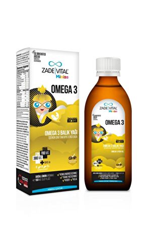 Zade Vital Miniza Omega 3 Balık Yağı 150 ml