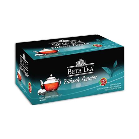 Beta Tea Yüksek Tepeler Demlik Poşet Siyah Çay 3.2 gr 100'lü 