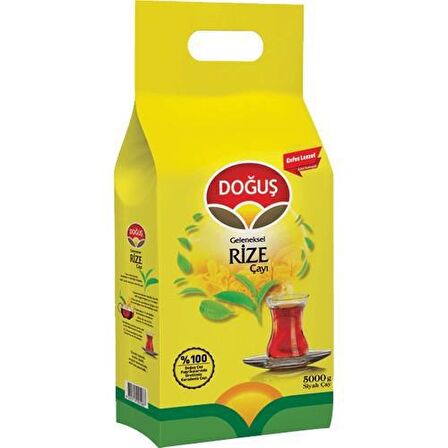 Doğuş Geleneksel Rize Dökme Siyah Çay 5000 gr 