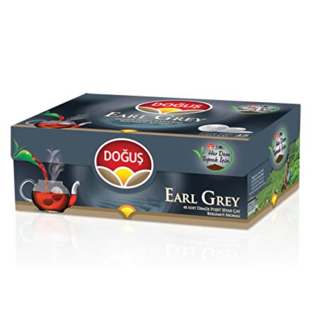 Doğuş Earl Grey Demlik Poşet Siyah Çay 48'li 