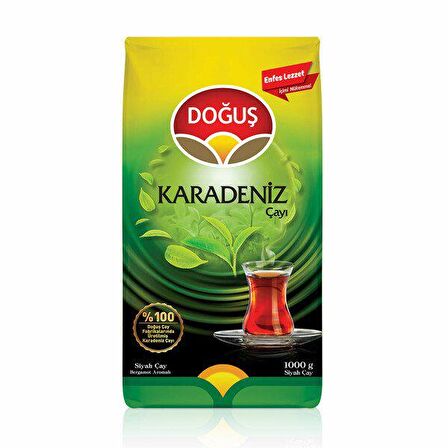 Doğuş Karadeniz Dökme Siyah Çay 1000 gr 