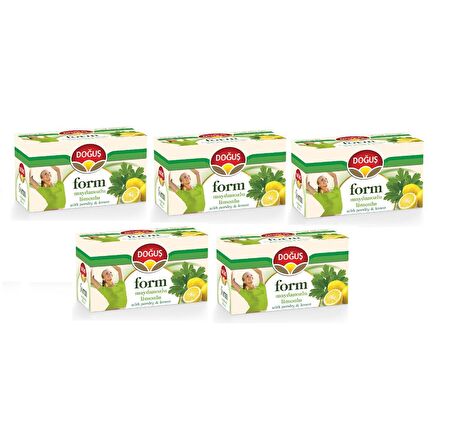 Doğuş Form Maydanozlu Limonlu Bitki Çayı 5 Adet 20'li