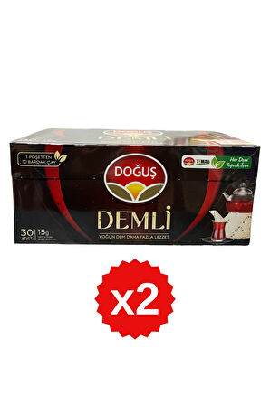 Doğuş Demli Yoğun Lezzet Demlik Poşet Çay 30lu x 2 Adet