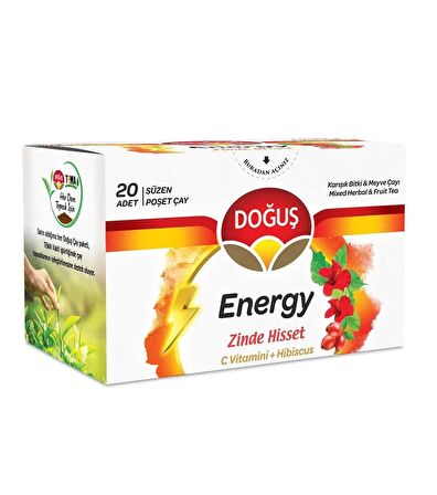 Doğuş 3'lü Deneme Paketi Collagen - Detox - Energy Bardak Poşet Çay 3 Adet 20'li