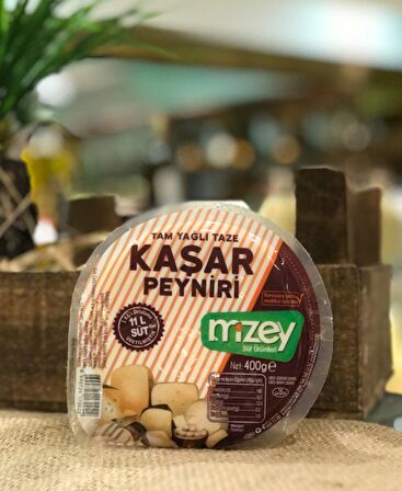 MİZEY TAM YAĞLI TAZE KAŞAR PEYNİRİ (400 GR)