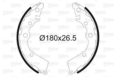 Kia Arka Fren Balatası Pabuc Kia Picanto 2011-> - Valeo 564152