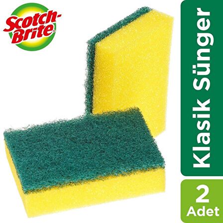 Scotch Brite Yeşil Klasik 2' Li