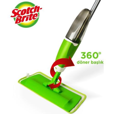 Scotch Brite Yeni Deterjan Hazneli Yer Temizleme Sistemi