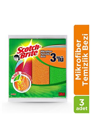 Scotch-Brite Mikrofiber Bez 3' lü