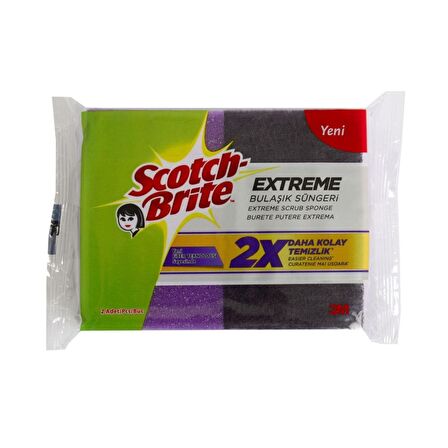 Scotch-Brite Extreme Bulaşık Süngeri 2' Li