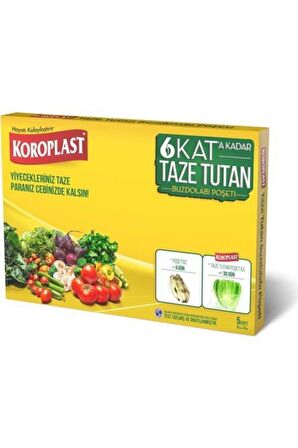 Koroplast Kilitli Buzdolabı Poşeti