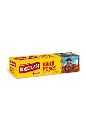 KOROPLAST KİLİTLİ POŞET ÇİZGİ KAHRAMANLAR (KAPTAN/UNICORN) 20*25  