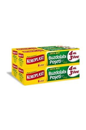 Koroplast 24x38 cm 20'li Orta Boy Buzdolabı Poşeti