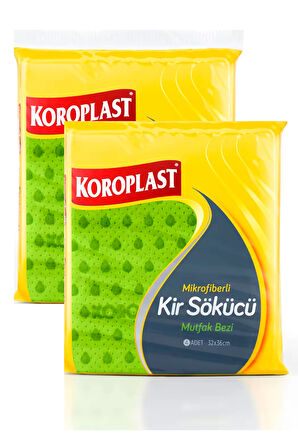 Koroplast Kir Sökücü Mutfak Bezi 2'li Paket