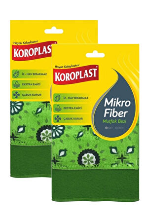Koroplast Mikrofiber Mutfak Bezi 2'li Paket