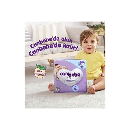 Canbebe Bebek Bezi Fırsat 3 Beden 4-9 Kg 68'li