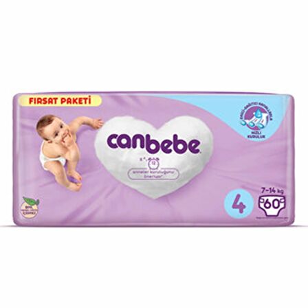 Canbebe Fırsat Paketi Maxi 7-14 Kg 60'lı