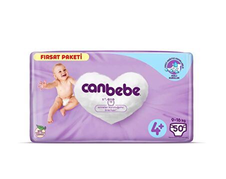 Canbebe Fırsat Paketi Maxi Plus 50'li 9-16 Kg